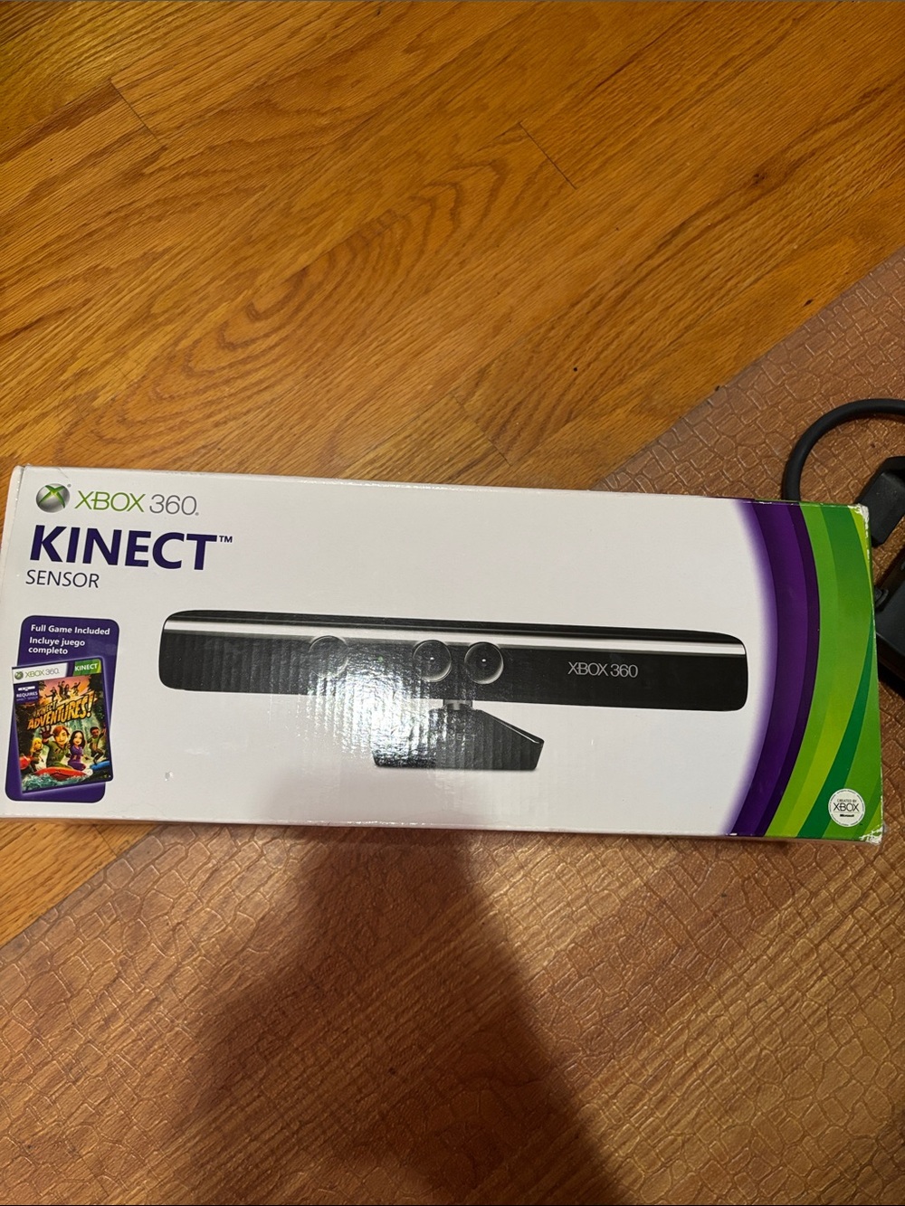Microsoft Xbox 360 Kinect Sensor - with a game included .